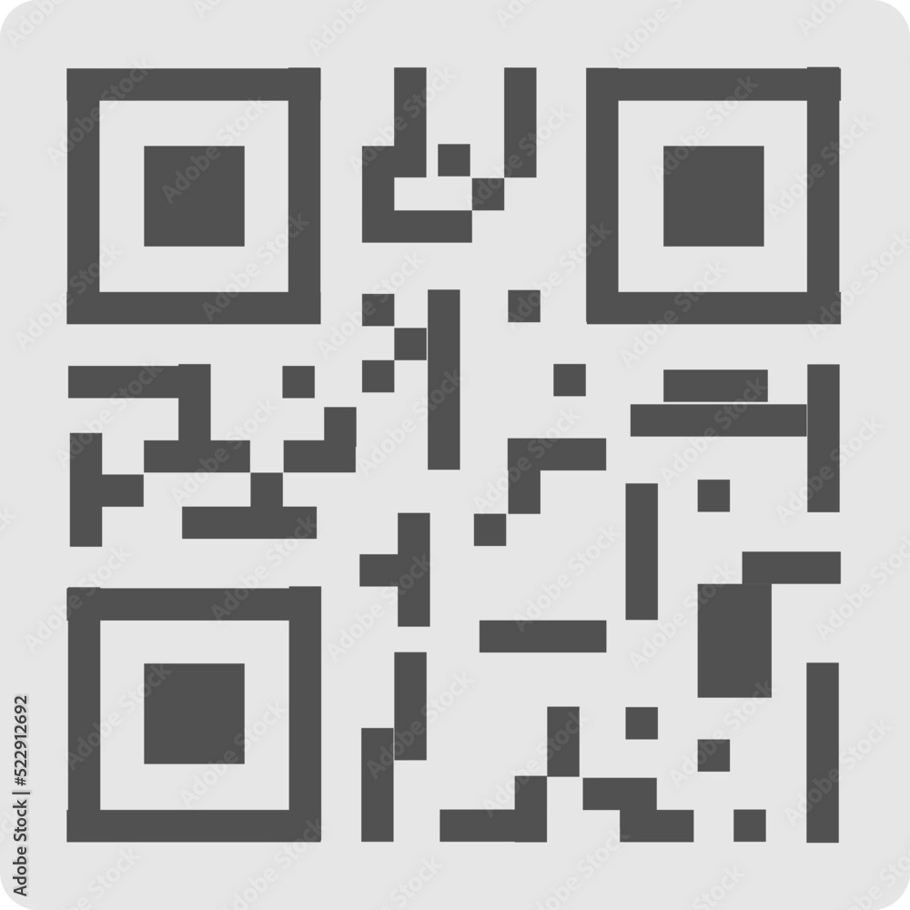 QR Code Flat Icon 