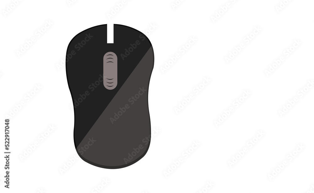 Wireless mouse icon isolated on white background. Wireless mouse icon isolated on white background.