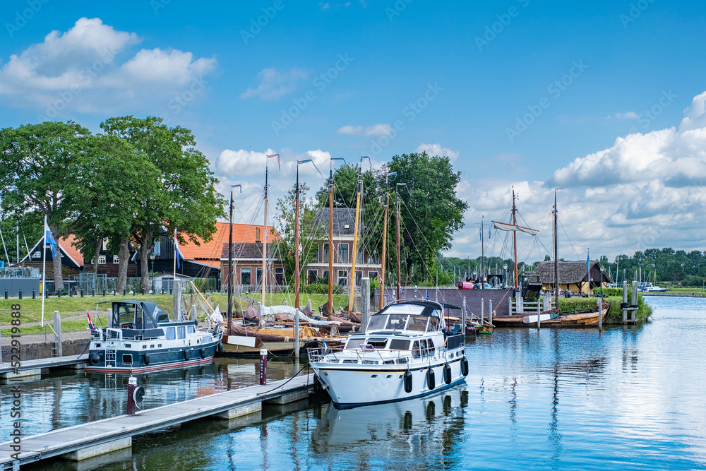 Buitenhaven in Kampen, Overijssel province, The Netherlands 