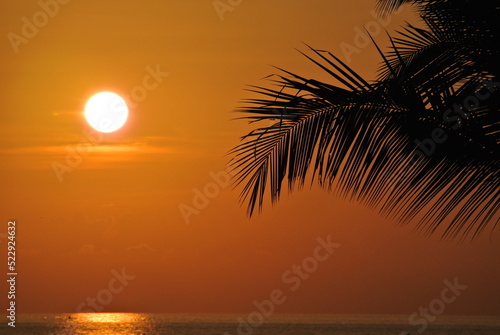 sunset over the sea © Takah