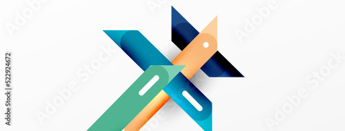 Background overlapping lines. Dynamic lines abstract wallpaper. Straight lines composition vector illustration for wallpaper banner background or landing page