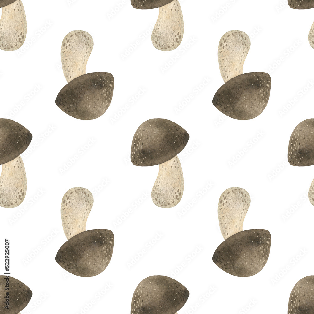 Mushroom seamless pattern. Mushroom seamless pattern.