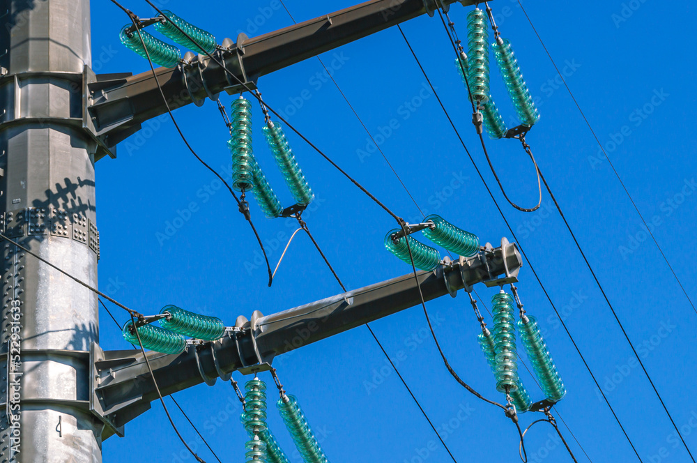 various-types-of-transmission-line-supports-overhead-power-line