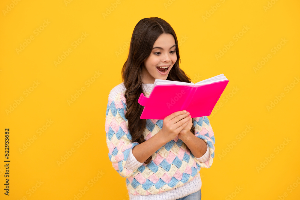 School child with book. Learning and education. School child with book. Learning and education.