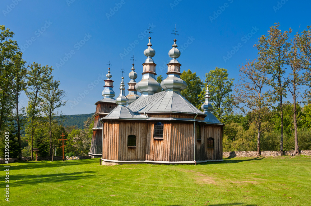 Orthodox Church of St. Michael the Archangel. Turzansk, Subcarpathian Voivodeship, Poland.
