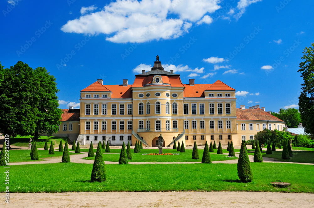 Naklejka premium Palace in Rogalin, Greater Poland Voivodeship, Poland
