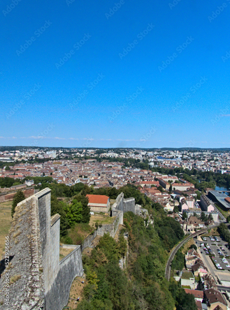Fototapeta premium Besançon, August 2022 - Visit the magnificent citadel of Besançon built by Vauban