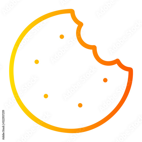 Marie Biscuit With Bite gradient icon
