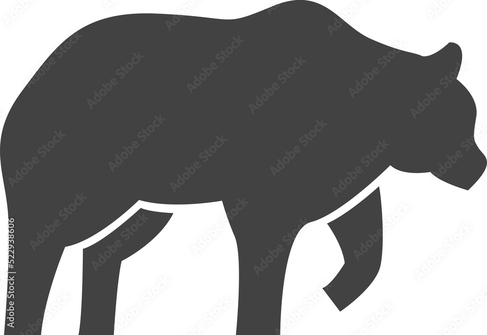 animal silhouette isolated on transparent background animal silhouette isolated on transparent background