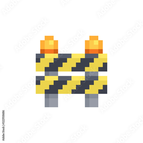 Under construction, isolated vector illustration. Design for stickers, logo, web and mobile app.