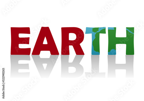 Portada y título con reflejo del texto Oído Tierra. Urgente, escucha al  planeta Tierra.
