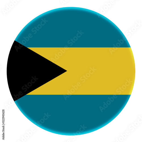 Free Download 3D Flag of Bahamas on avatar circle. - GFXLoad