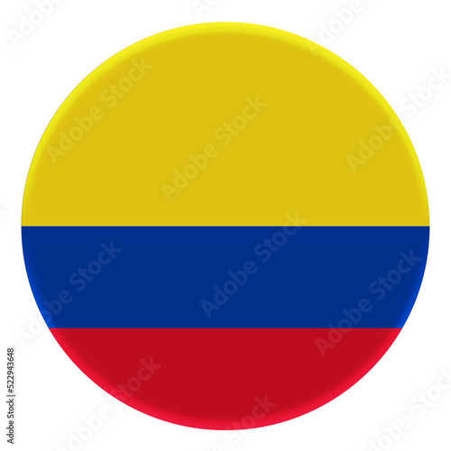 3D Flag of Colombia on avatar circle. Free Download 3D Flag of Colombia on avatar circle. - GFXLoad