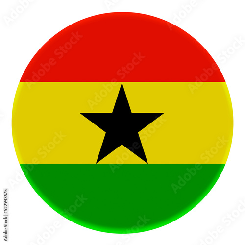3D Flag of Ghana on avatar circle. Free Download 3D Flag of Ghana on avatar circle. - GFXLoad