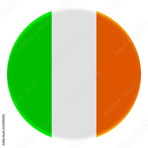 Free Download 3D Flag of Ireland on avatar circle. - GFXLoad