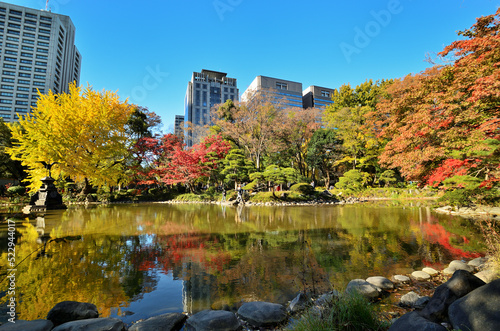 東京都千代田区 日比谷公園の秋の風景