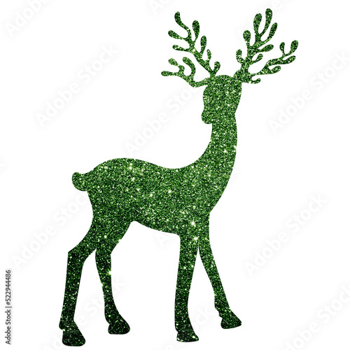 glitter deer