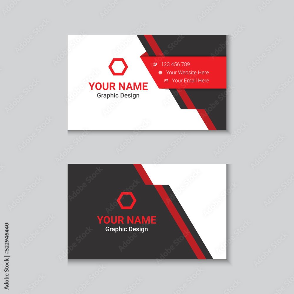 Modern Business Card Design Template Modern Business Card Design Template