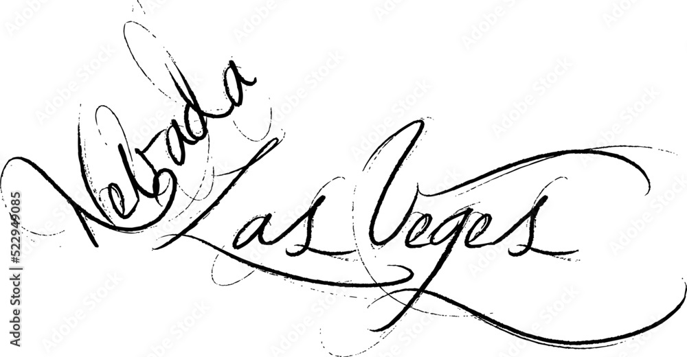 Las Vegas Nevada text sign illustration on white Background. Las Vegas Nevada text sign illustration on white Background.