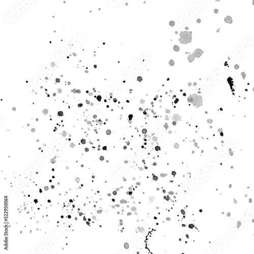 Black paint stroke texture on white paper. Abstract ink background. Marble style. Wallpaper for web and game design. Grunge mud art. Macro image of pen juice. Dark Smear.