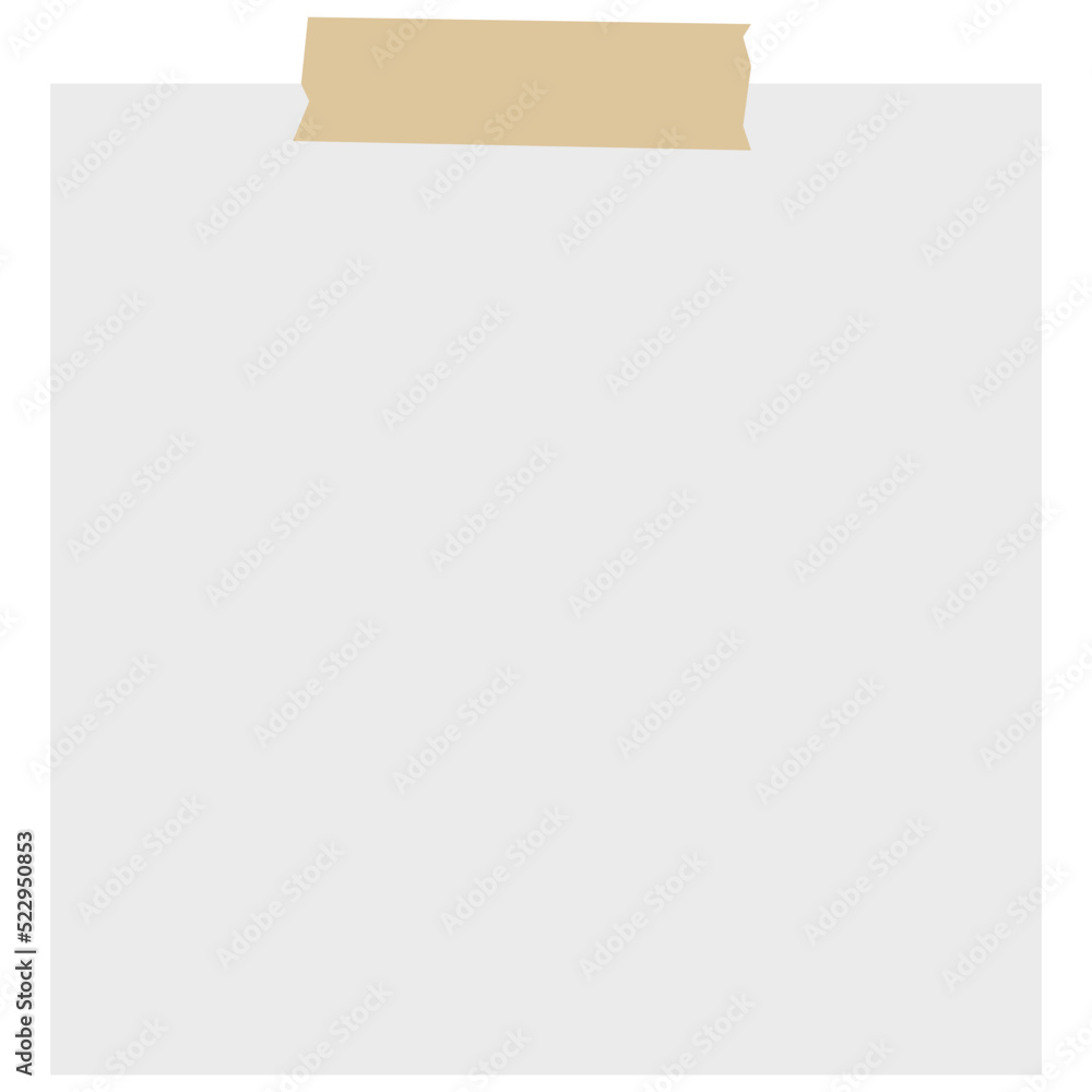 Photo frame with adhesive tape.