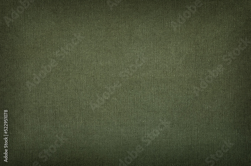 Olive green army background texture with vignette