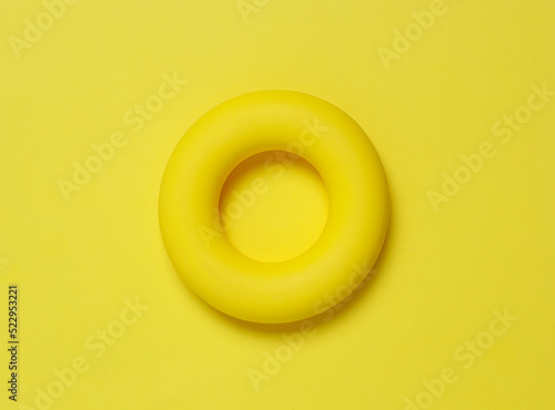 yellow circle on yellow background