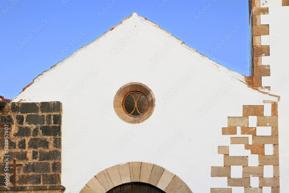 Fototapeta premium Iglesia de San Miguel Arcángel, Tuineje, Fuerteventura