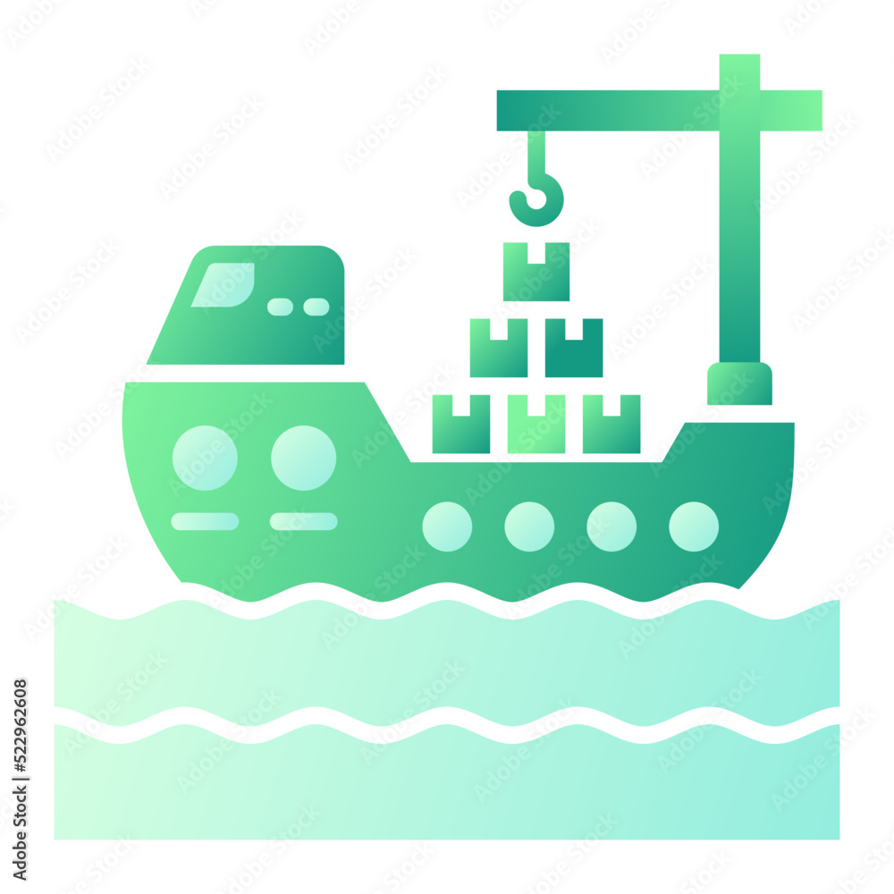 Cargo Ship Icon