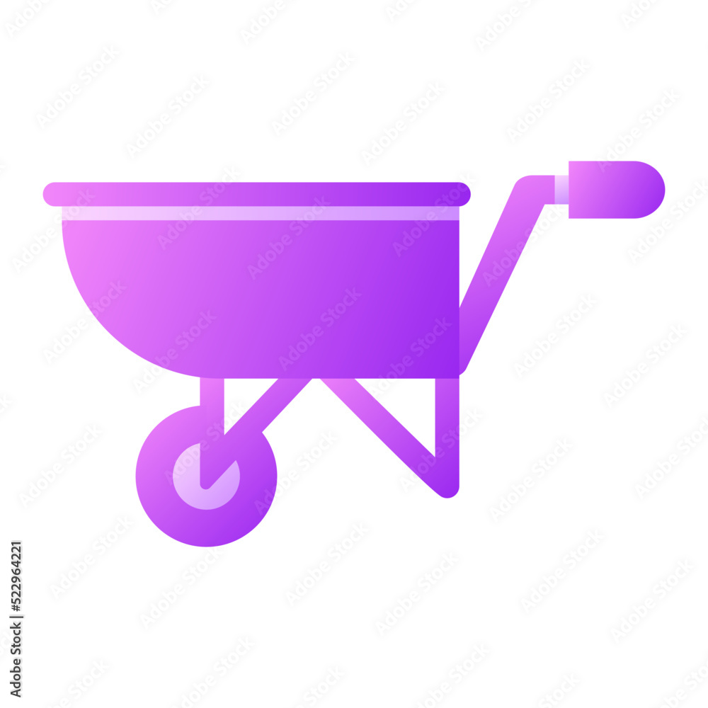 Wheelbarrow Icon Wheelbarrow Icon