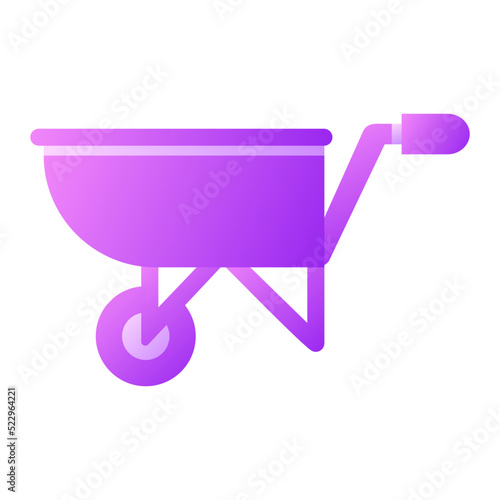 Wheelbarrow Icon