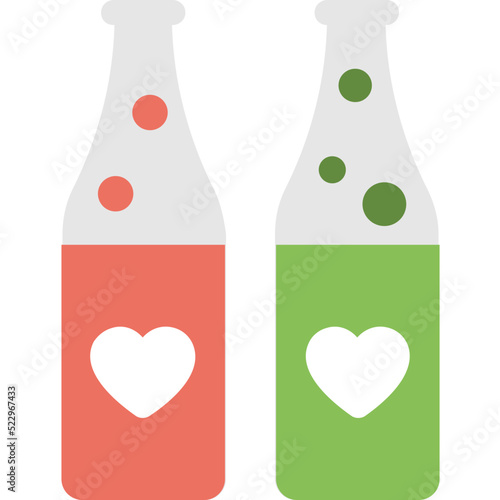 Fizzy Drink With Heart Bubbles