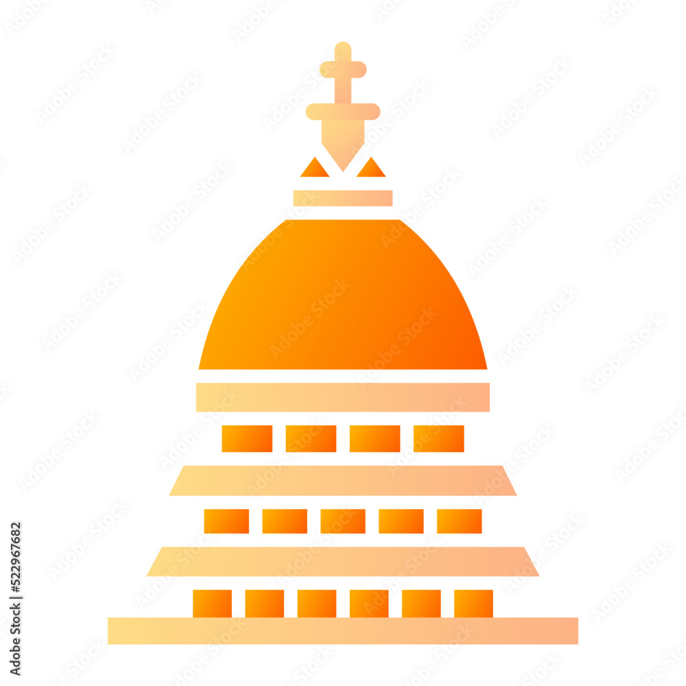 Mole Antonelliana Icon Stock Vector | Adobe Stock