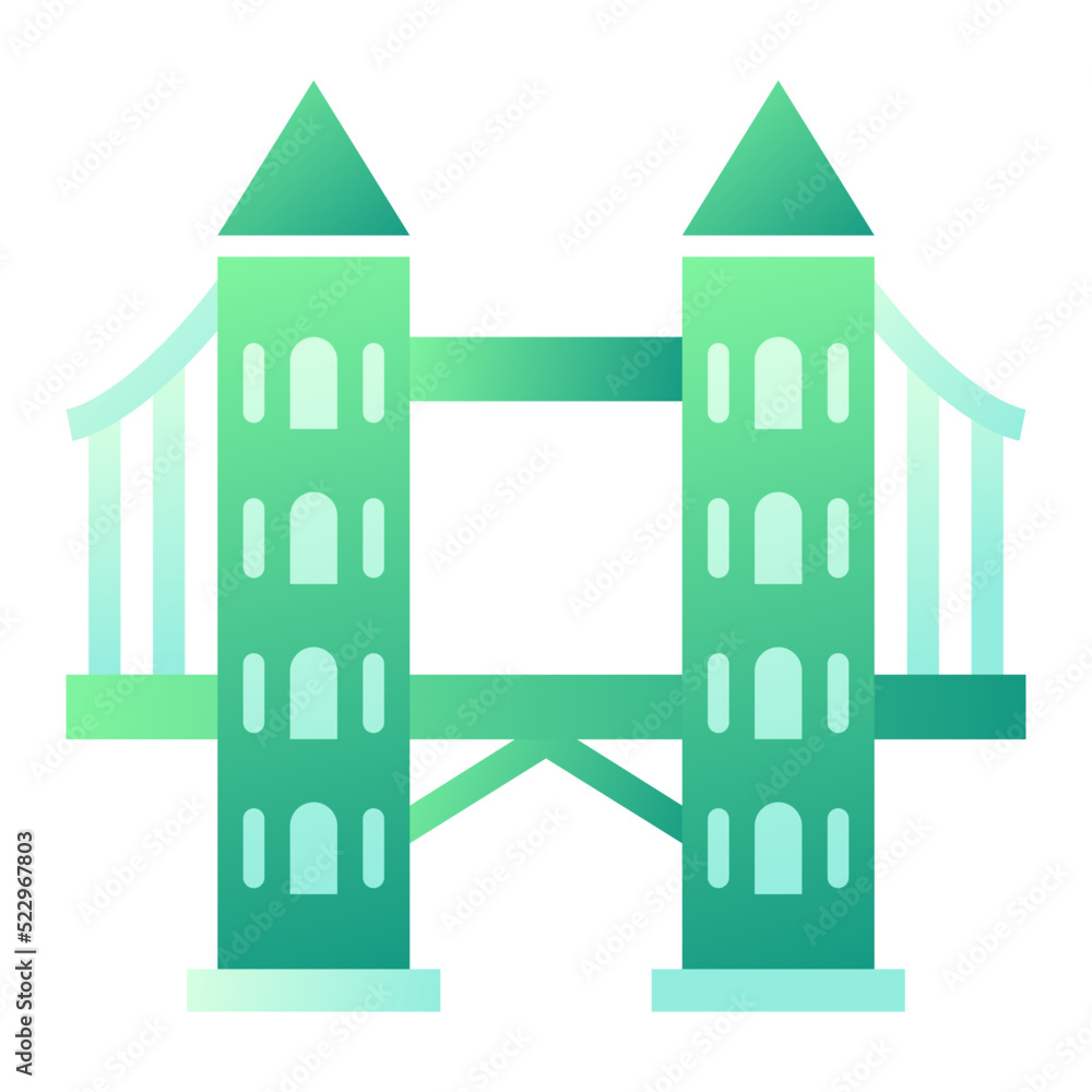 Fototapeta premium Tower Bridge Icon