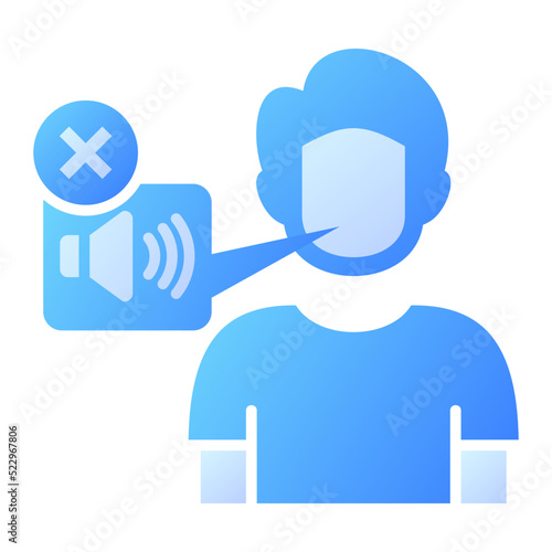 Inability To Speak Icon