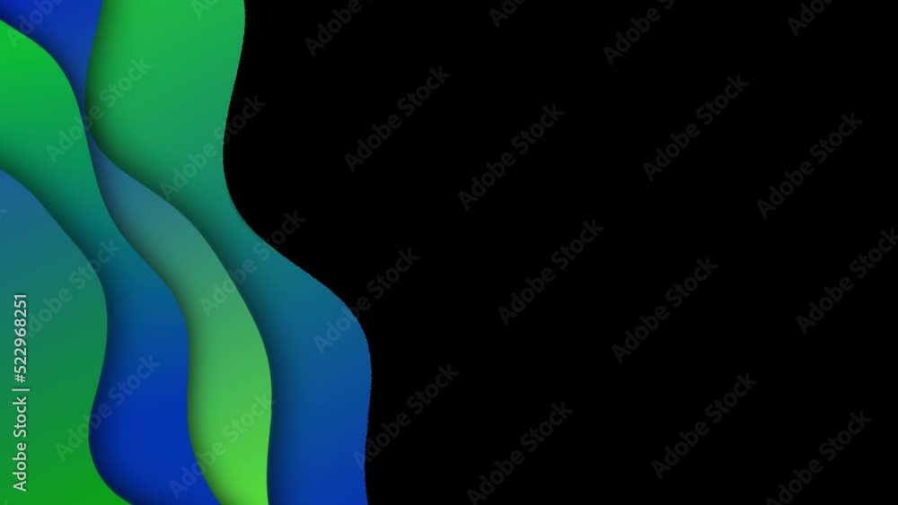 Modern Colorful Waving Shapes with Alpha Transparent Background for Corporate Slideshows Modern Colorful Waving Shapes with Alpha Transparent Background for Corporate Slideshows