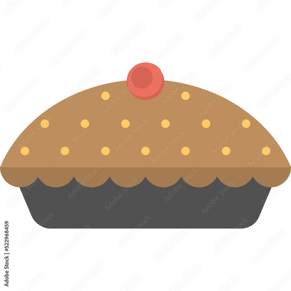 Cupcake Or Pancake Flat Icon Cupcake Or Pancake Flat Icon