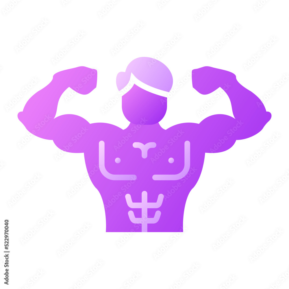 Muscle Man Icon Muscle Man Icon