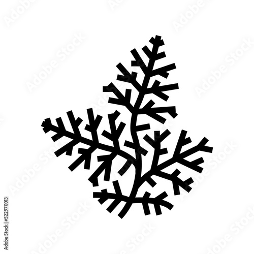 water wisteria glyph icon vector. water wisteria sign. isolated symbol illustration