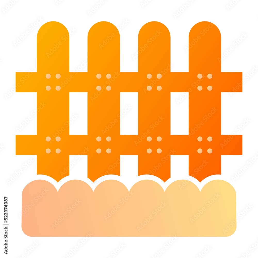 Fototapeta premium Fence Icon