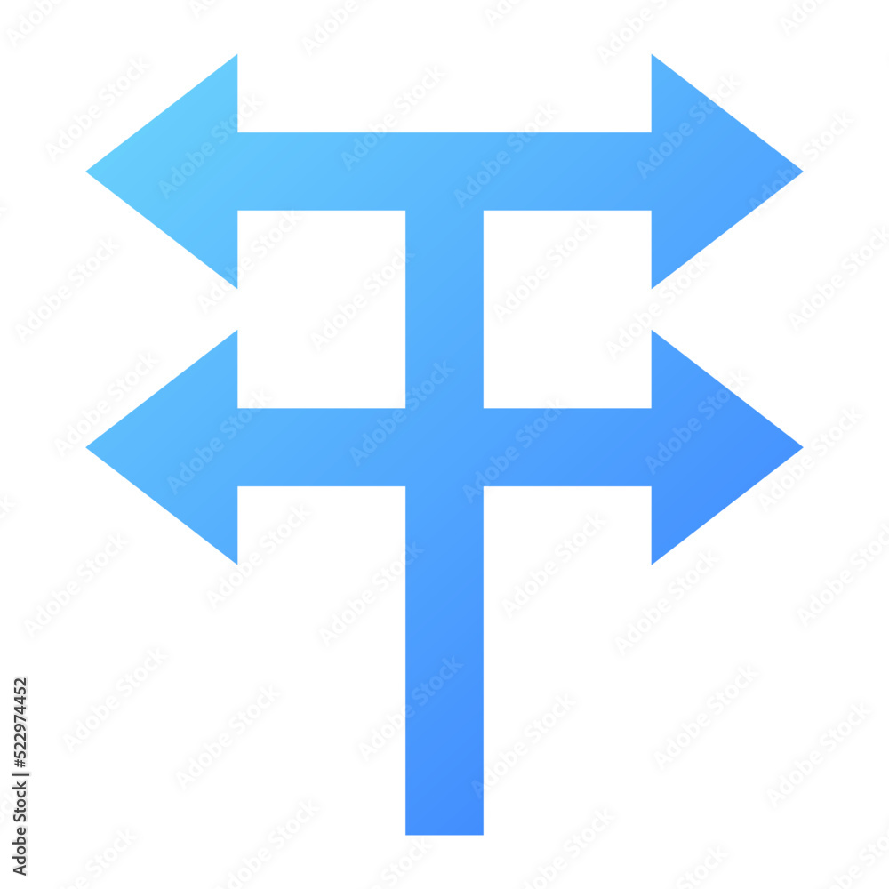 Fototapeta premium Split Icon