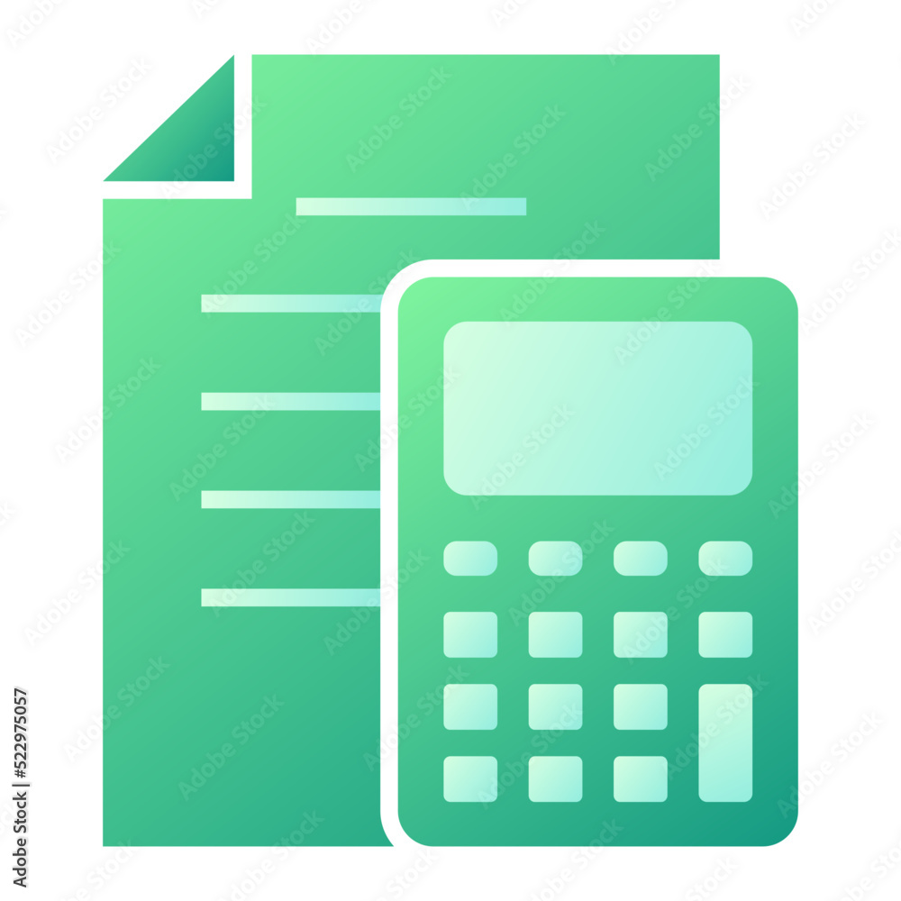 Fototapeta premium Budgeting Icon