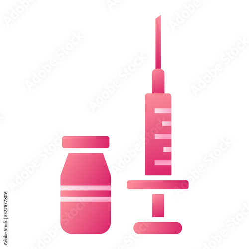 Drug injection Icon photo