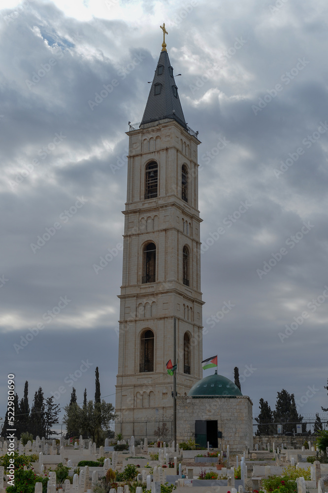 Jerusalem, Israel, Russian Church And Tower Of The Ascension