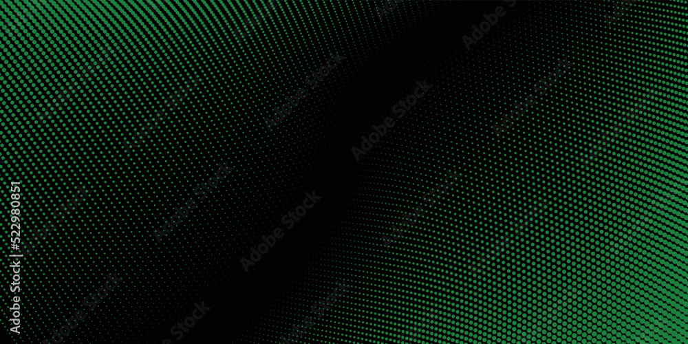 Abstract black background and green dot Abstract black background and green dot
