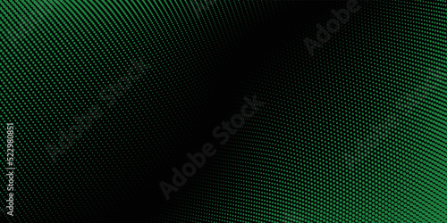 Abstract black background and green dot 