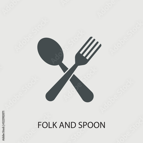 Folk and spoon icon