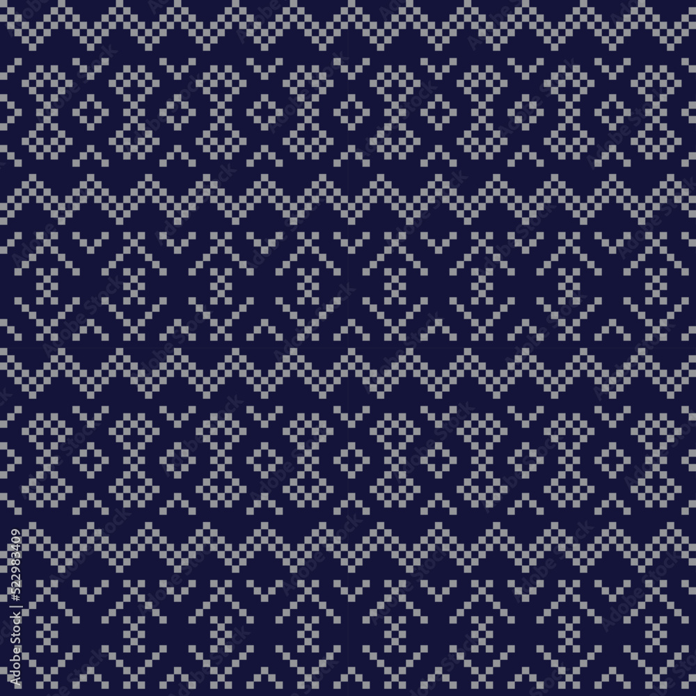 Fair Isle Seamless Pattern Design Fair Isle Seamless Pattern Design