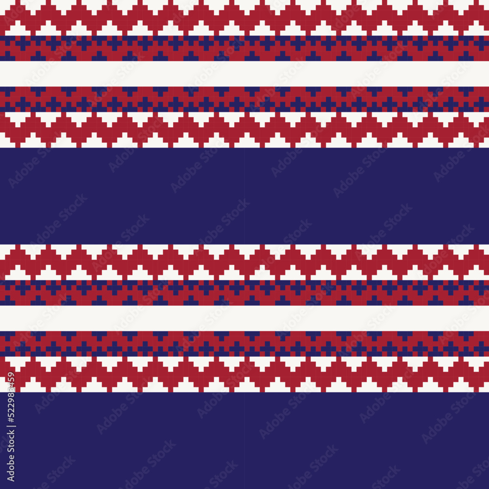 Chevron Fair Isle Seamless Pattern Design Chevron Fair Isle Seamless Pattern Design