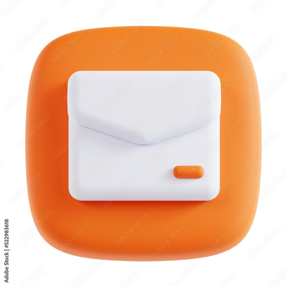 mail 3D Illustration User Interface mail 3D Illustration User Interface
